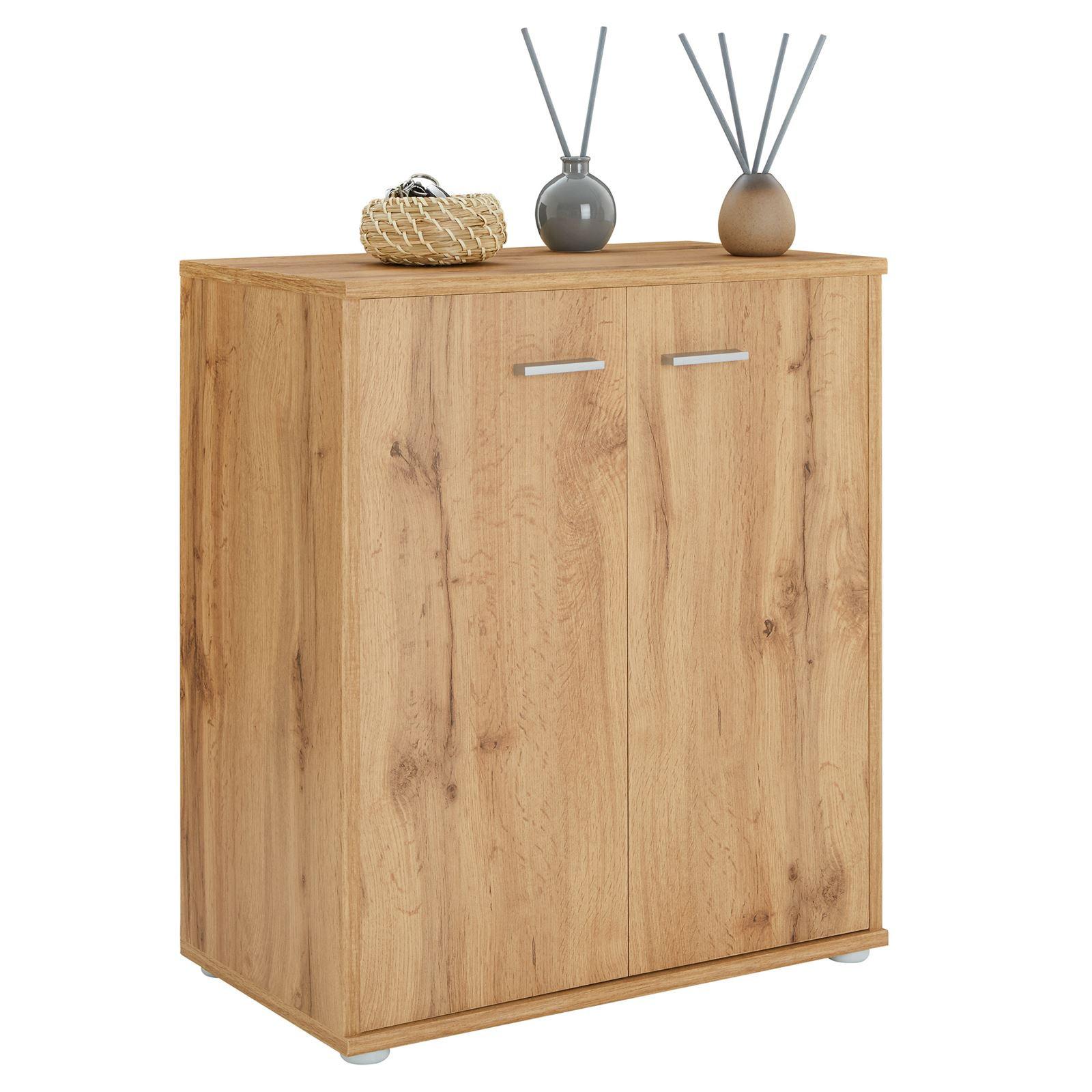 SCHUHSCHRANK LENNIS Wotan Eiche - Eiche Wotan, Holzwerkstoff (60/70/35cm) - CARO-Möbel