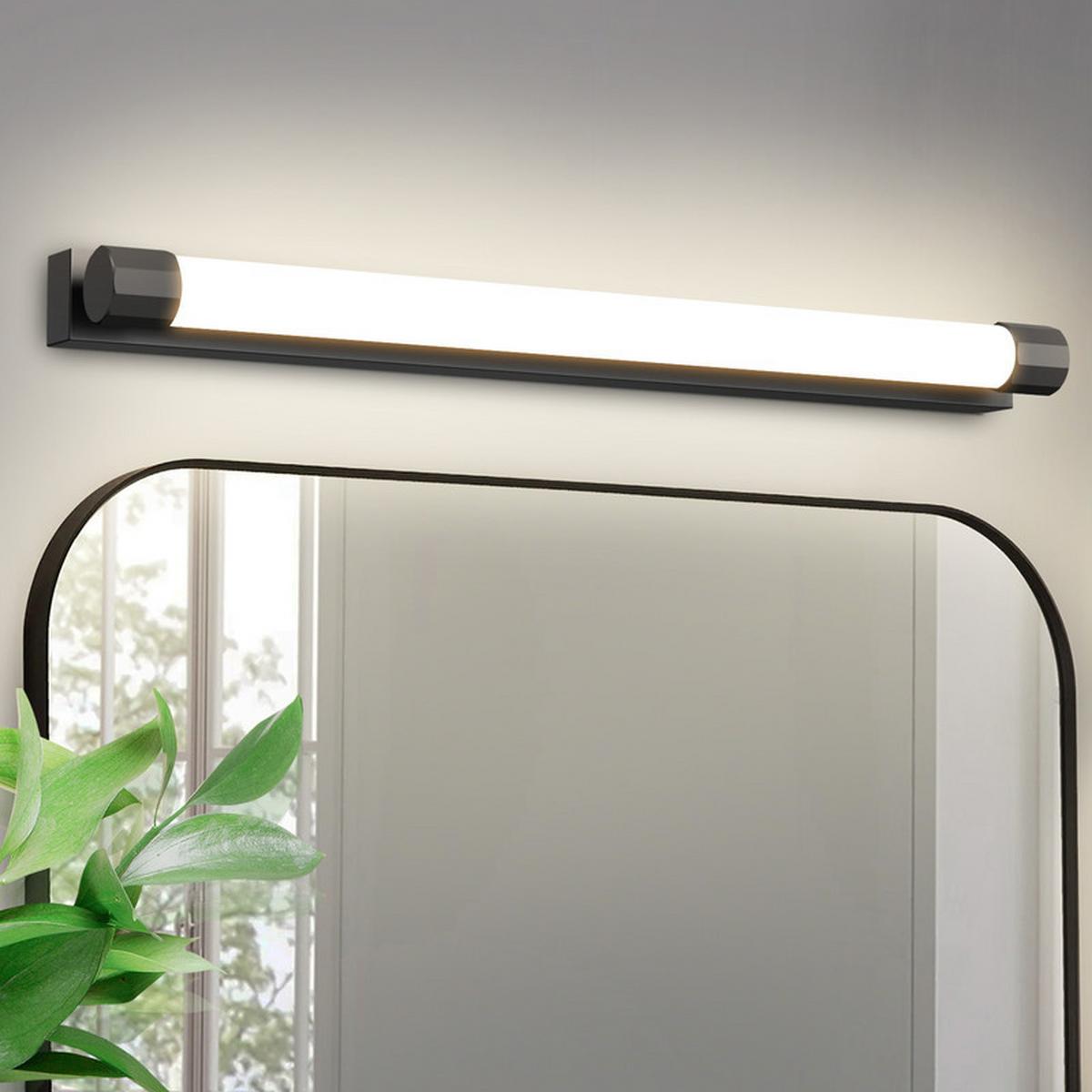 SPIEGELLEUCHTE BRUNO Ⅲ 50/4/8 CM - Schwarz, Glas (50/4/8cm) - Nettlife