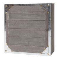 SCHLÜSSELKASTEN Grau, Braun - Braun/Grau, Holz (26/26/5cm) - MCW