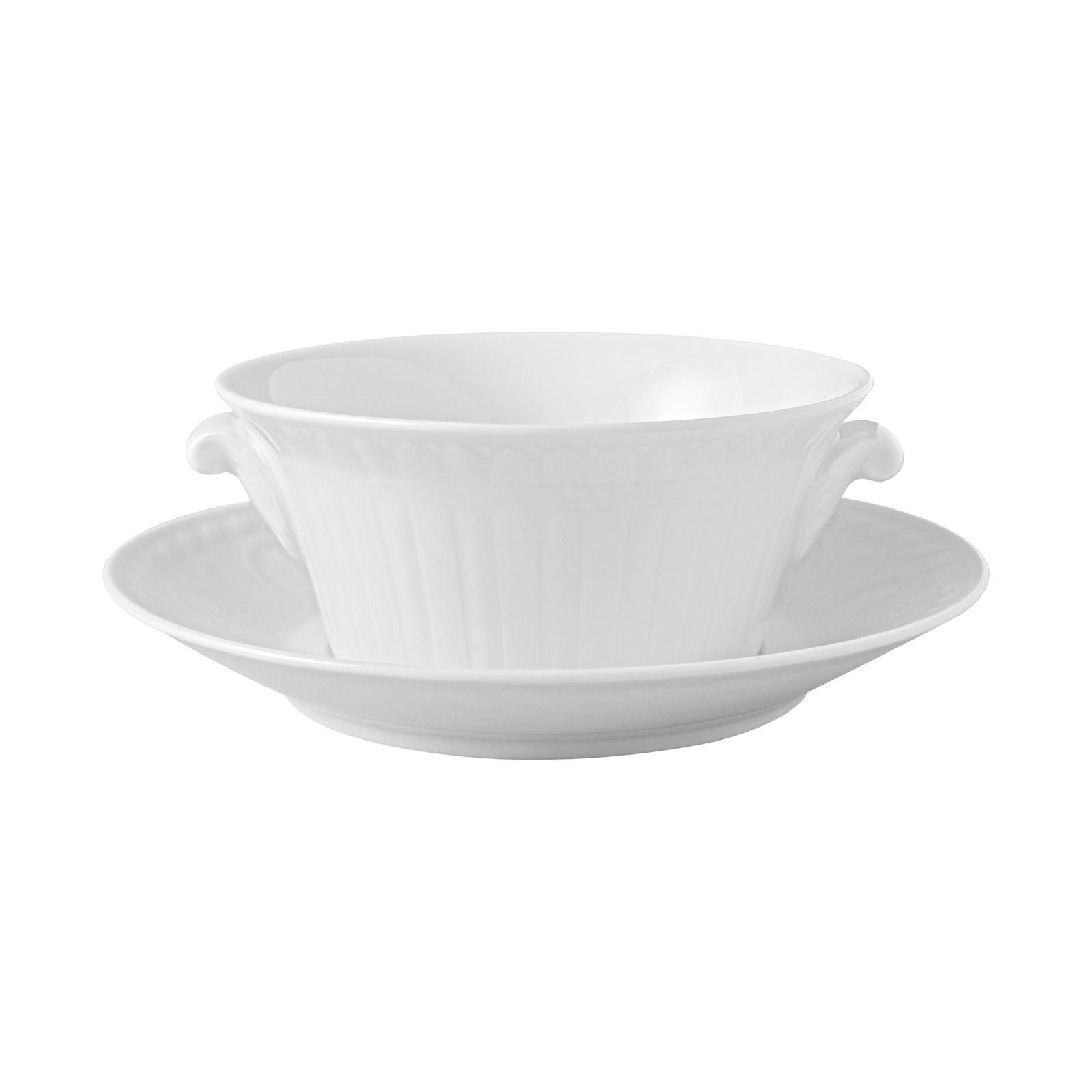 SUPPENTASSE MIT UNTERTASSE Cellini weiß 400 ml - Weiß, Keramik (0.4L) - Villeroy & Boch