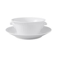 SUPPENTASSE MIT UNTERTASSE Cellini weiß 400 ml - Weiß, Keramik (0.4L) - Villeroy & Boch