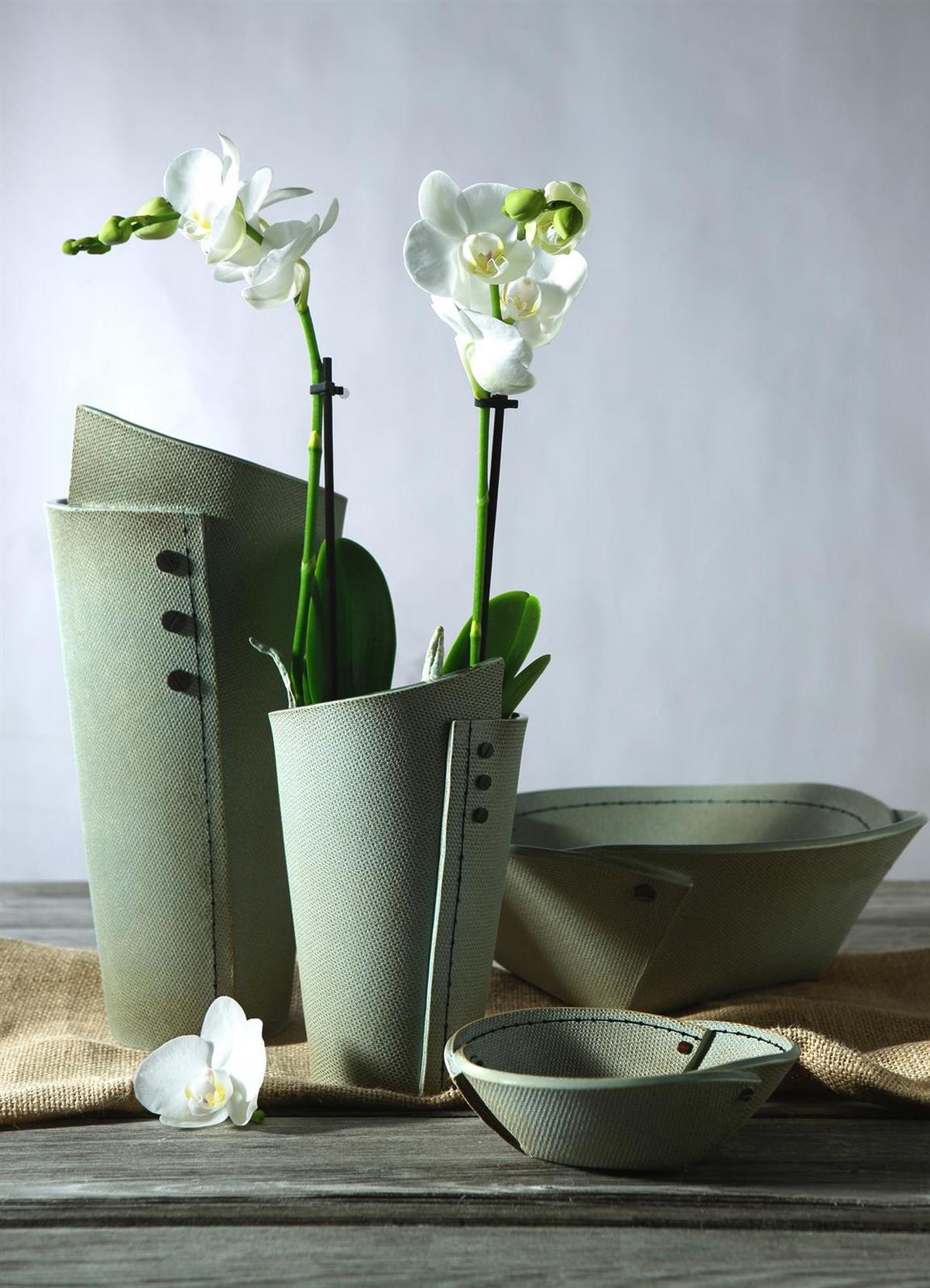 VASE Sirikit grün 19 cm - Grün, Keramik (19cm) - Goebel