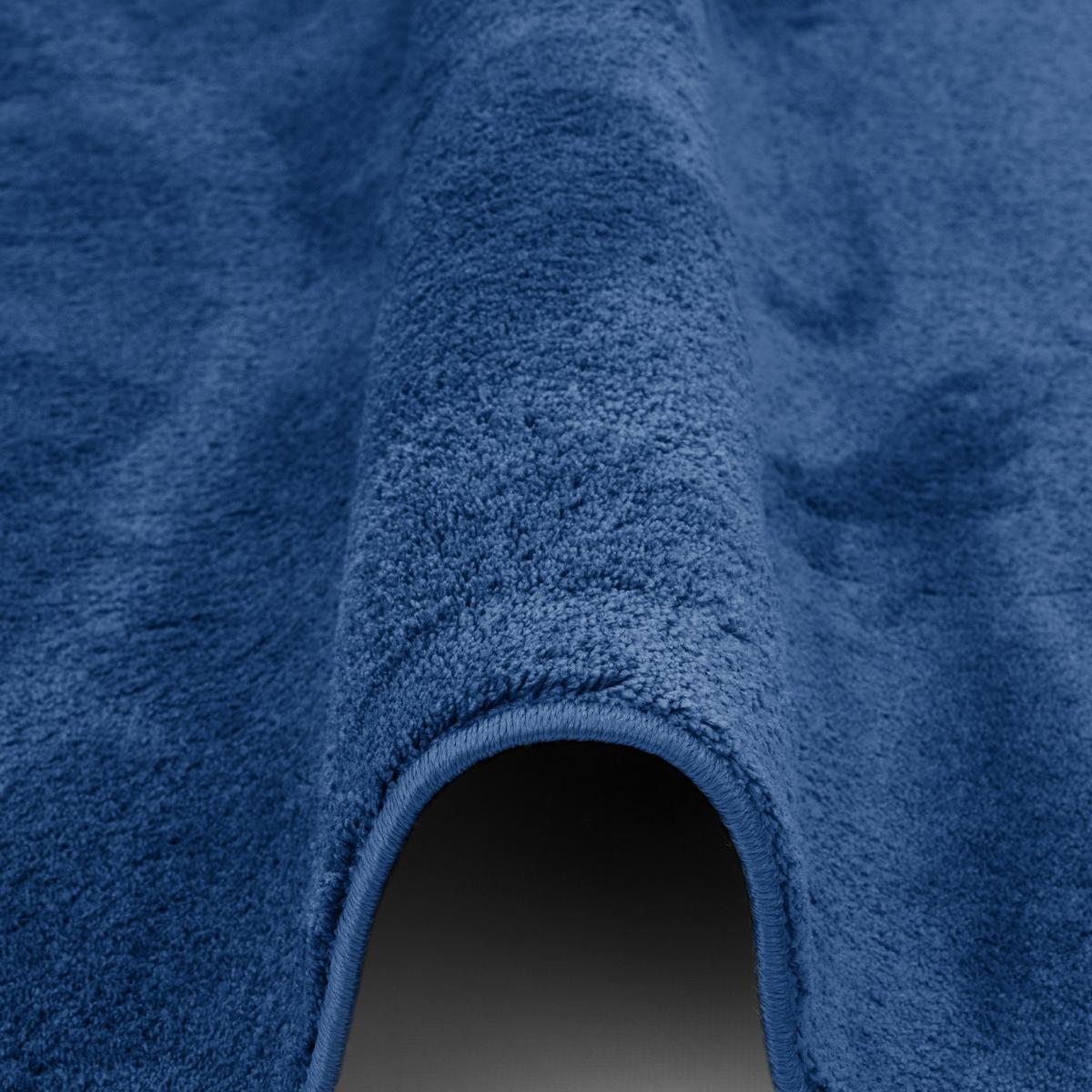 HOCHFLOR LANGFLOR TEPPICH SUPER SOFT MELIA - Dunkelblau, Textil (120/160cm) - Pergamon