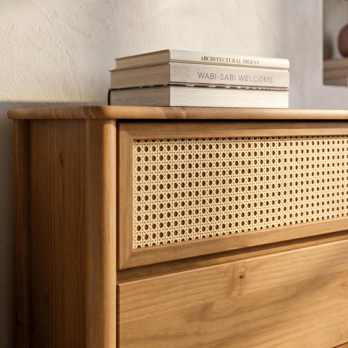 KOMMODE CEFIRA Eiche - Eichefarben, Holz (132/83/40cm) - IDIMEX