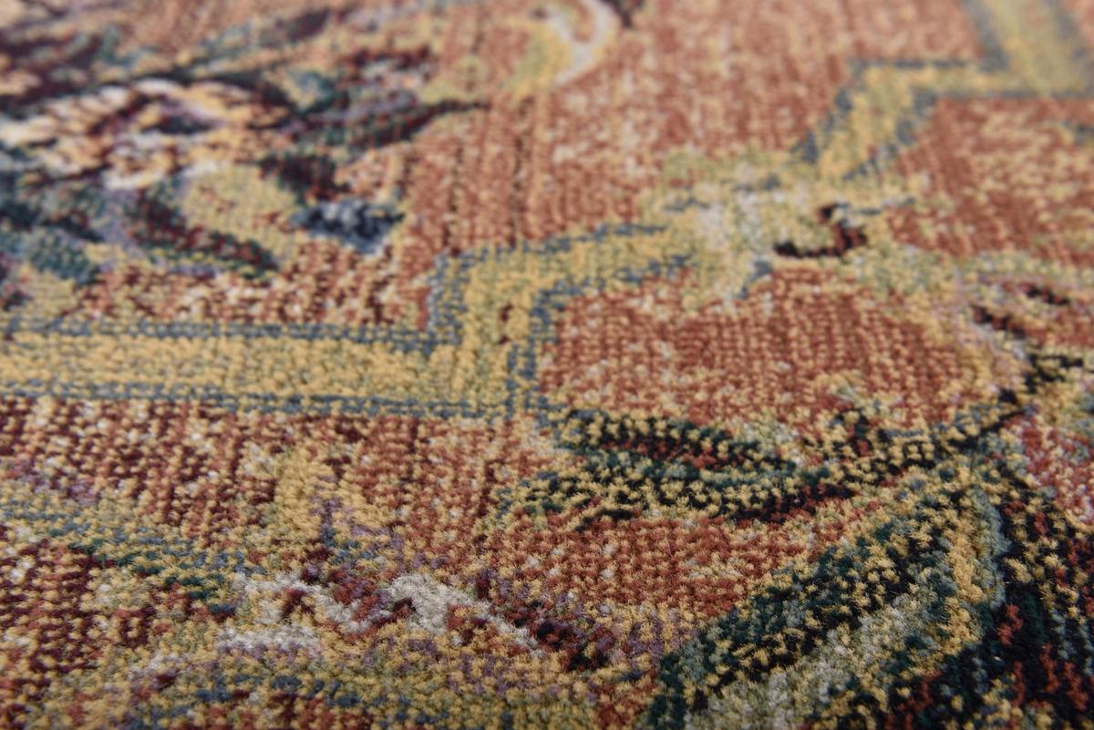 WEBTEPPICH Gabiro 856 160x160 cm - Rostfarben, Textil (160/160cm) - THEKO