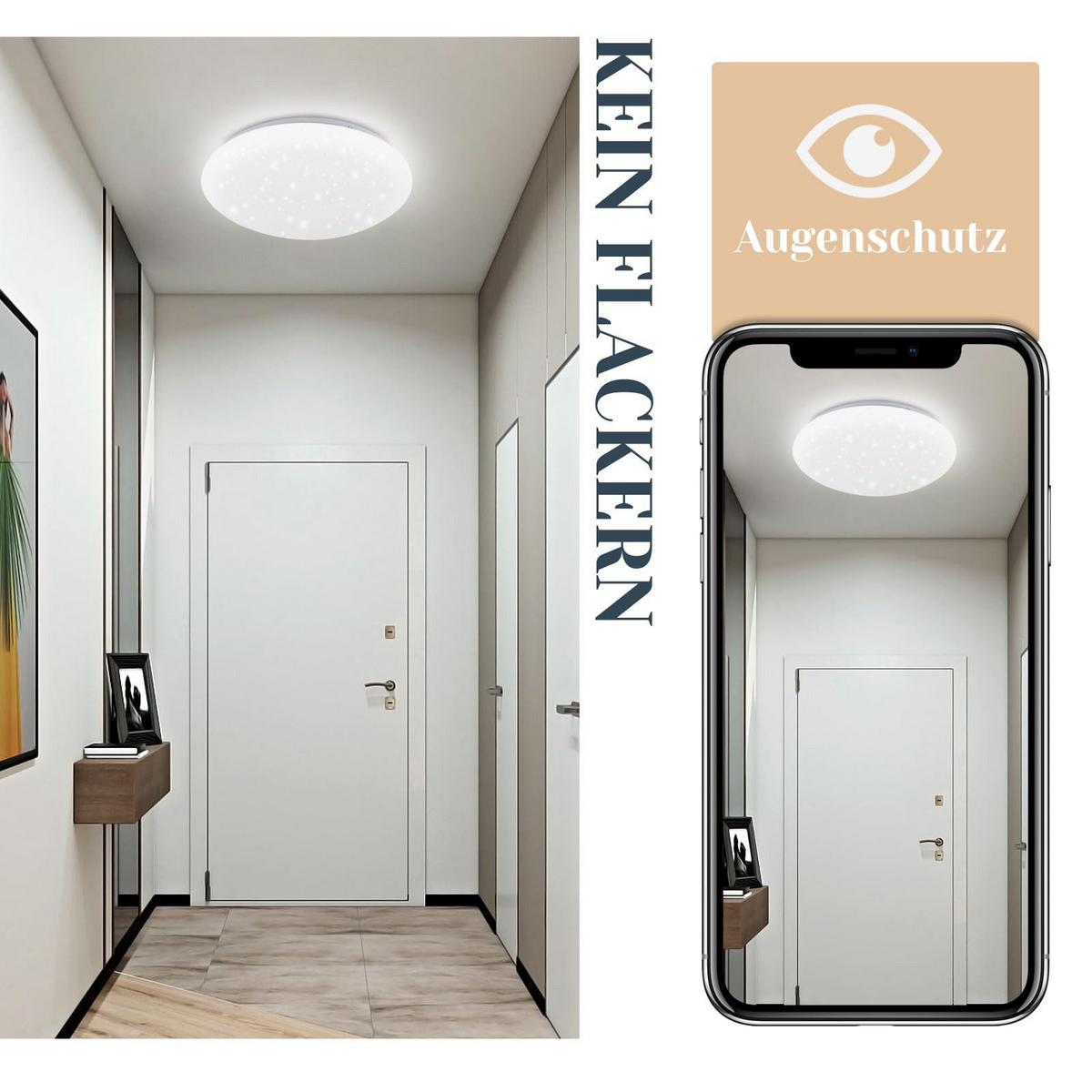 LED-DECKENLEUCHTE Malbon 25.2/5.7/6.2 cm - Weiß, Kunststoff (5.7/25.2/6.2cm) - Nettlife