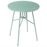 BISTROTISCH 64/64 cm Metall Hellgrün Taltal - Hellgrün, Metall (64/64/76cm) - Beliani