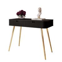 KONSOLE ZAIRA T103 Schwarz - Schwarz, Holzwerkstoff (49/103/80cm) - Lookway