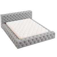 POLSTERBETT Palini 160x200 Grau - Grau, Textil (160/200cm) - Graingold