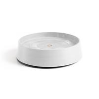 BLUMENTOPFUNTERSETZER Oslo 32,2/32,2/8,5 cm Weiß - Weiß, Kunststoff (32.2/8.5cm) - Ecopots