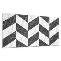 WANDPANEEL 100x50 cm selbstklebend Marelia - Graphitfarben, Kunststoff (50/1.6/100cm) - Wallfluent