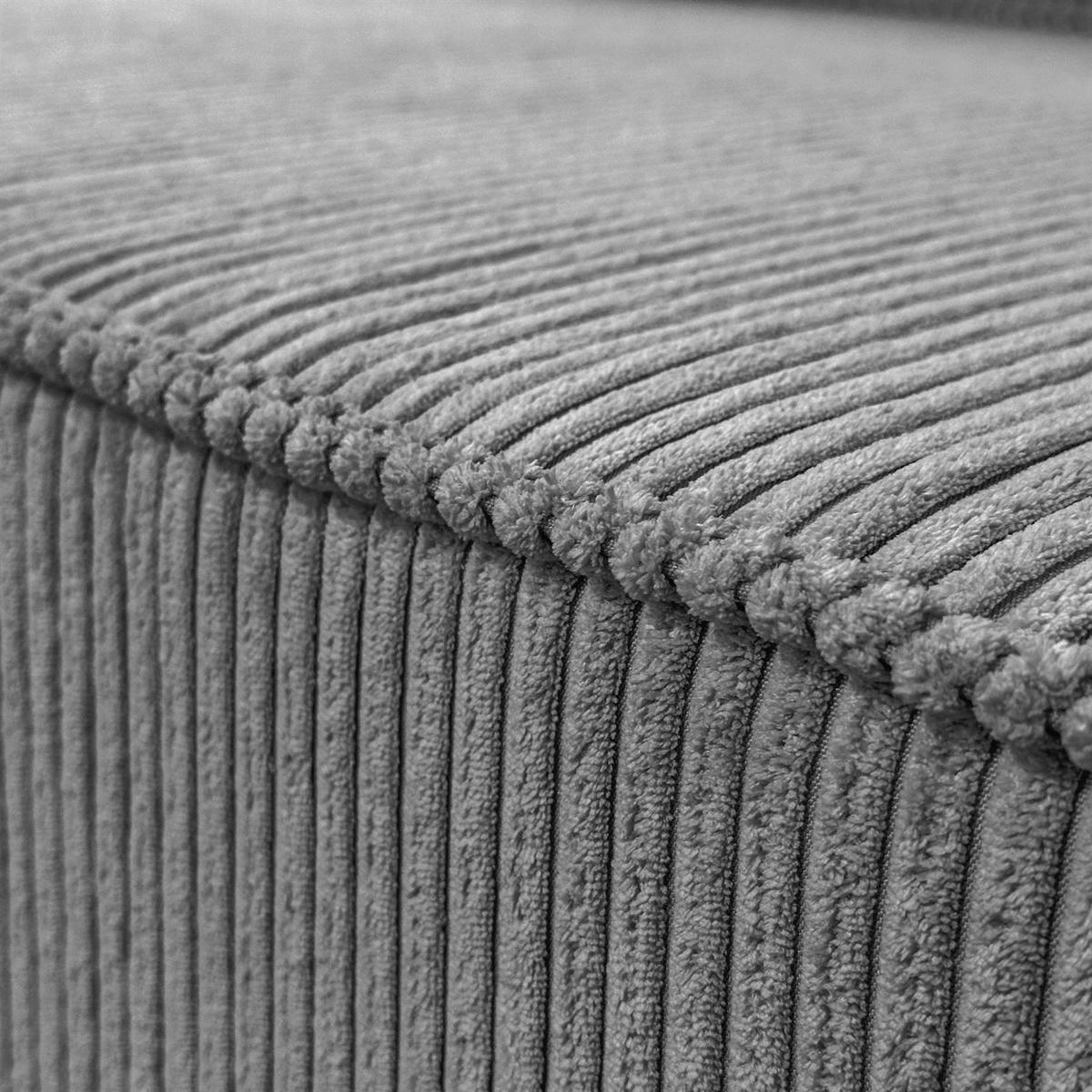 GEPOLSTERTES Ecksofa CARLOS L, Poso 60 - Grau, Textil (247/143cm) - Lookway
