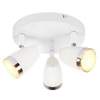 LED-DECKENSTRAHLER Leggett 3-flammig 60/15.5/19cm - Weiß, Metall (60/15.5/19cm) - Nettlife