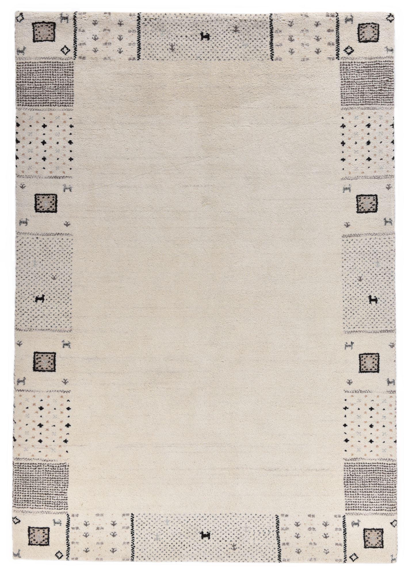 HANDKNÜPFTEPPICH Denver 250x300 cm - Beige, Textil (250/300cm) - THEKO