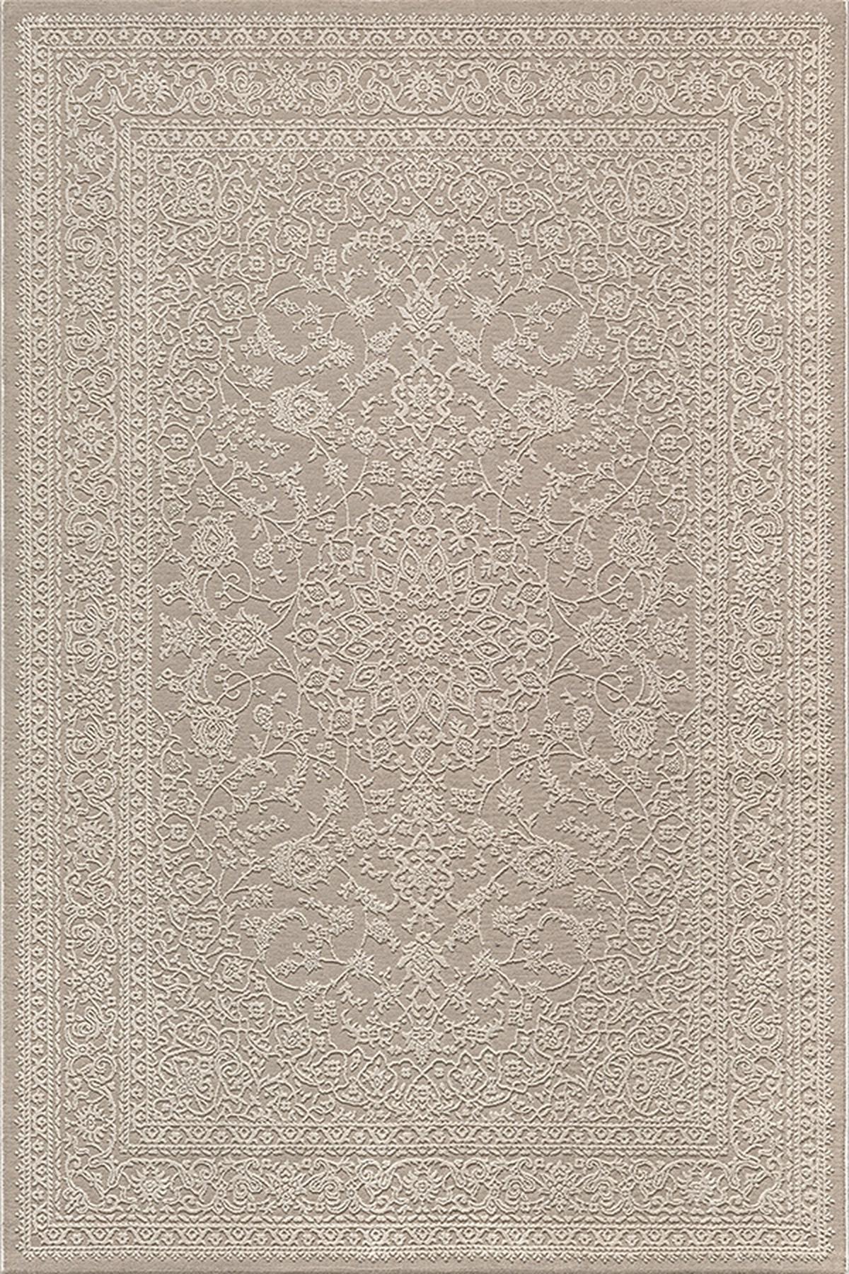 KURZFLORTEPPICH Uni KASOS Polyester Beige 120 x 170 cm - Beige, Textil (120/170cm) - KADIMA DESIGN