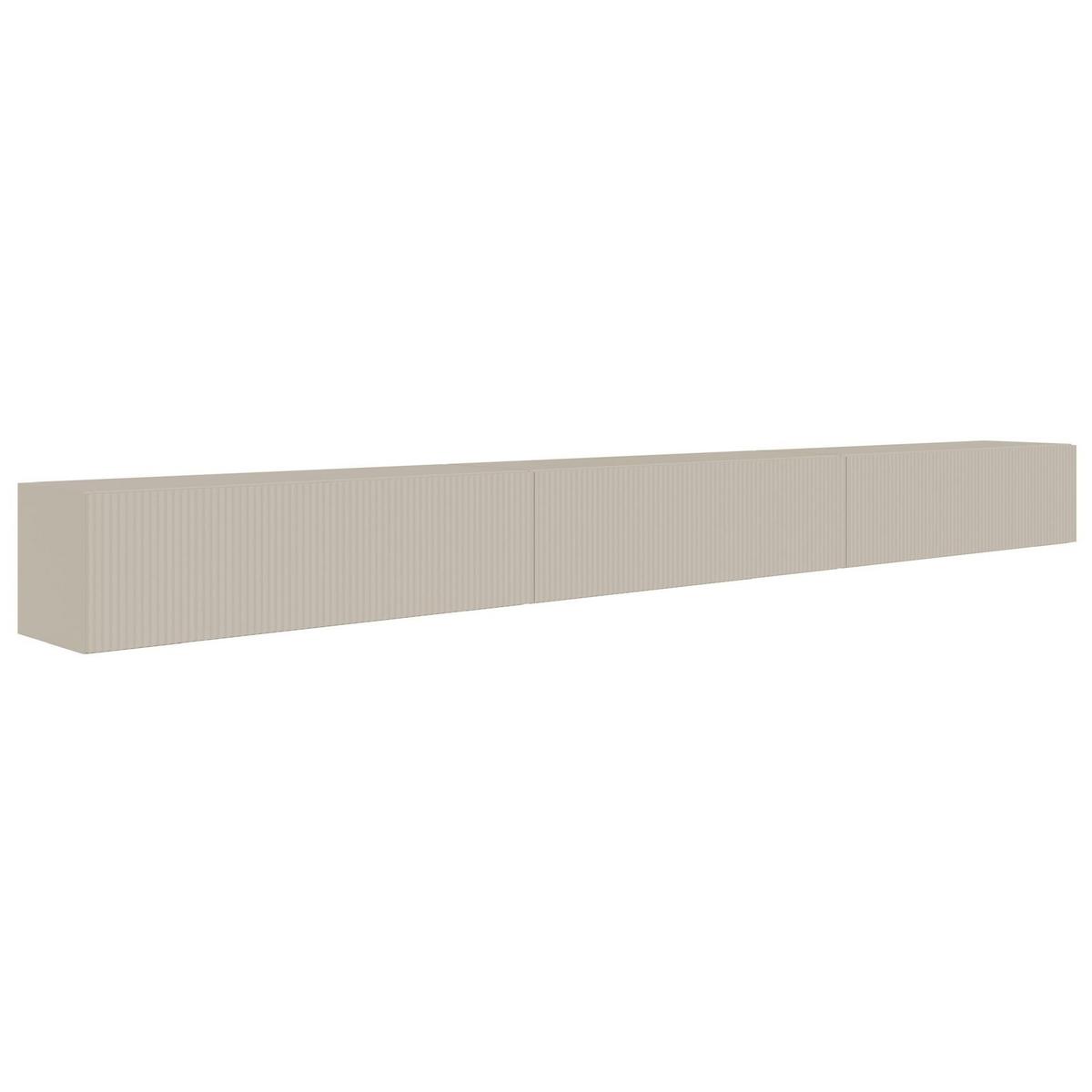 TV-LOWBOARD Veldio hängend Greige 300 cm - Taupe, Holzwerkstoff (302.4/28.5/31.6cm) - Selsey