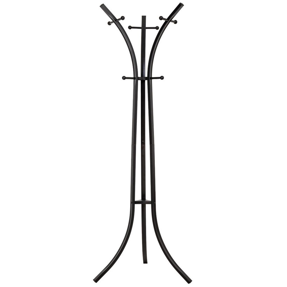 GARDEROBE aus metall 177x63x51cm - Schwarz, Metall (177/51/63cm) - Wanderlust