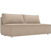 SCHLAFSOFA Diana mit Bettkasten, Beige 200/89/100 cm - Edelstahlfarben/Beige, Textil/Metall (200/89/100cm) - WFL GROUP