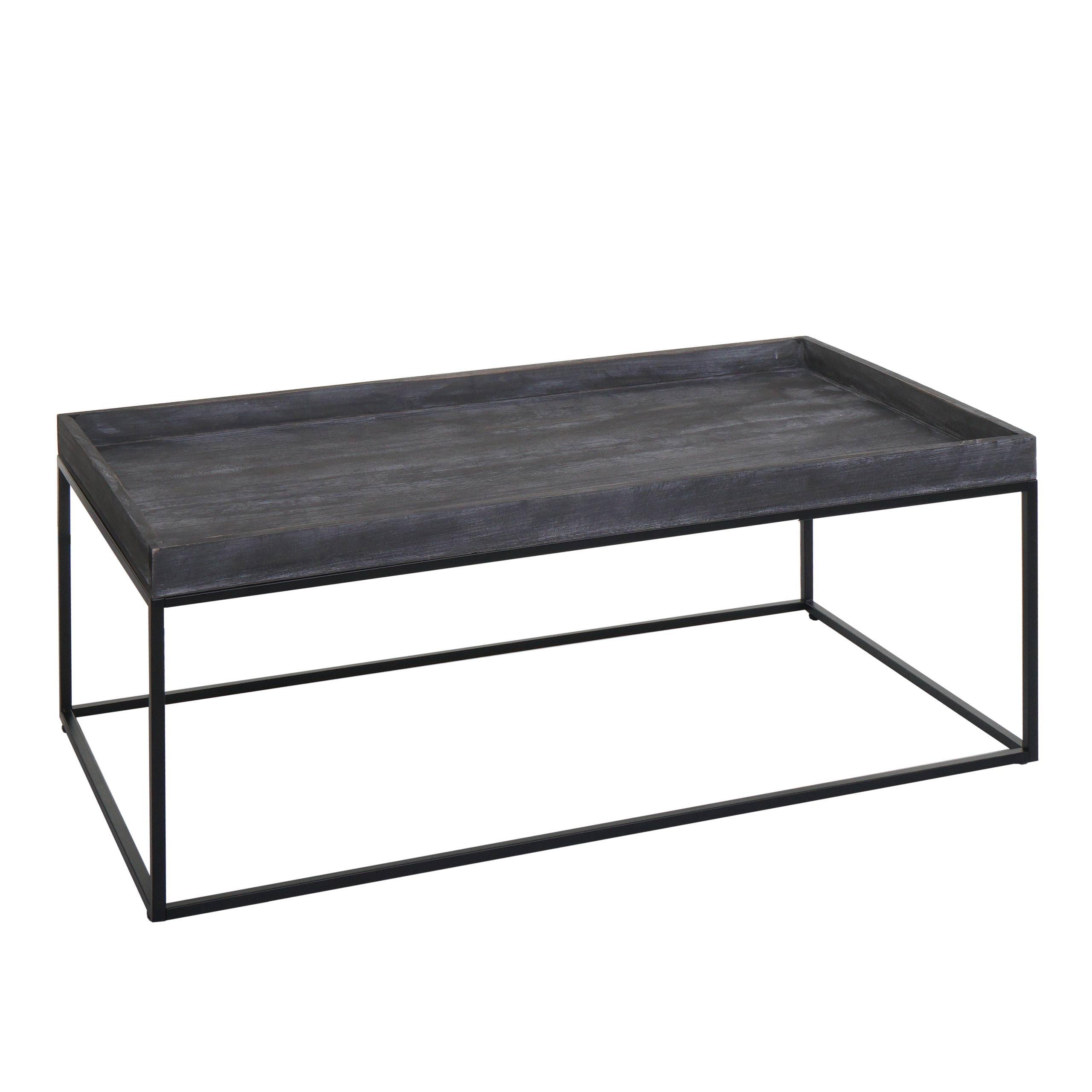 COUCHTISCH rechteckig Grau - Grau, Holz (60/110/46cm) - MCW