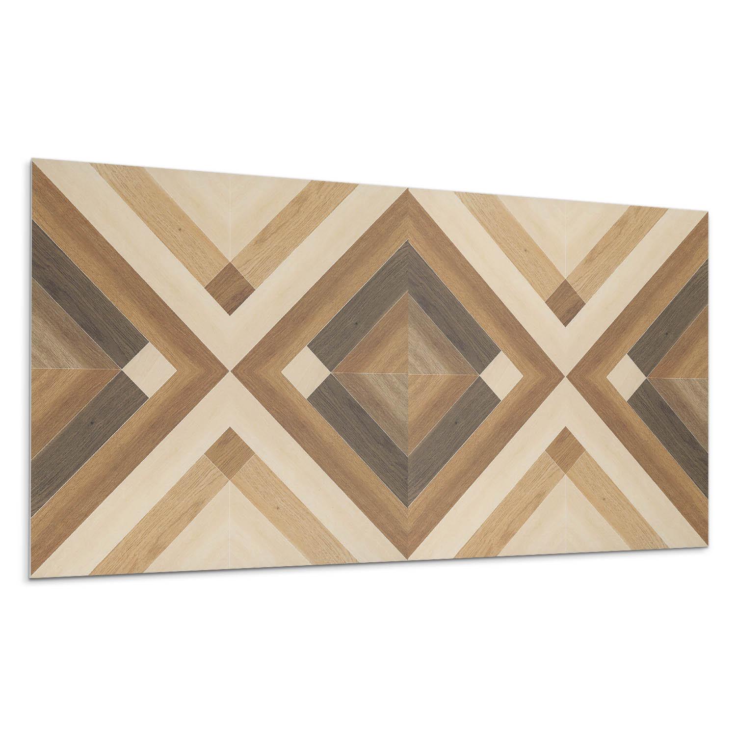 WANDPANEEL 120x60 cm selbstklebend Axenta - Braun, Kunststoff (60/1.6/120cm) - Wallfluent