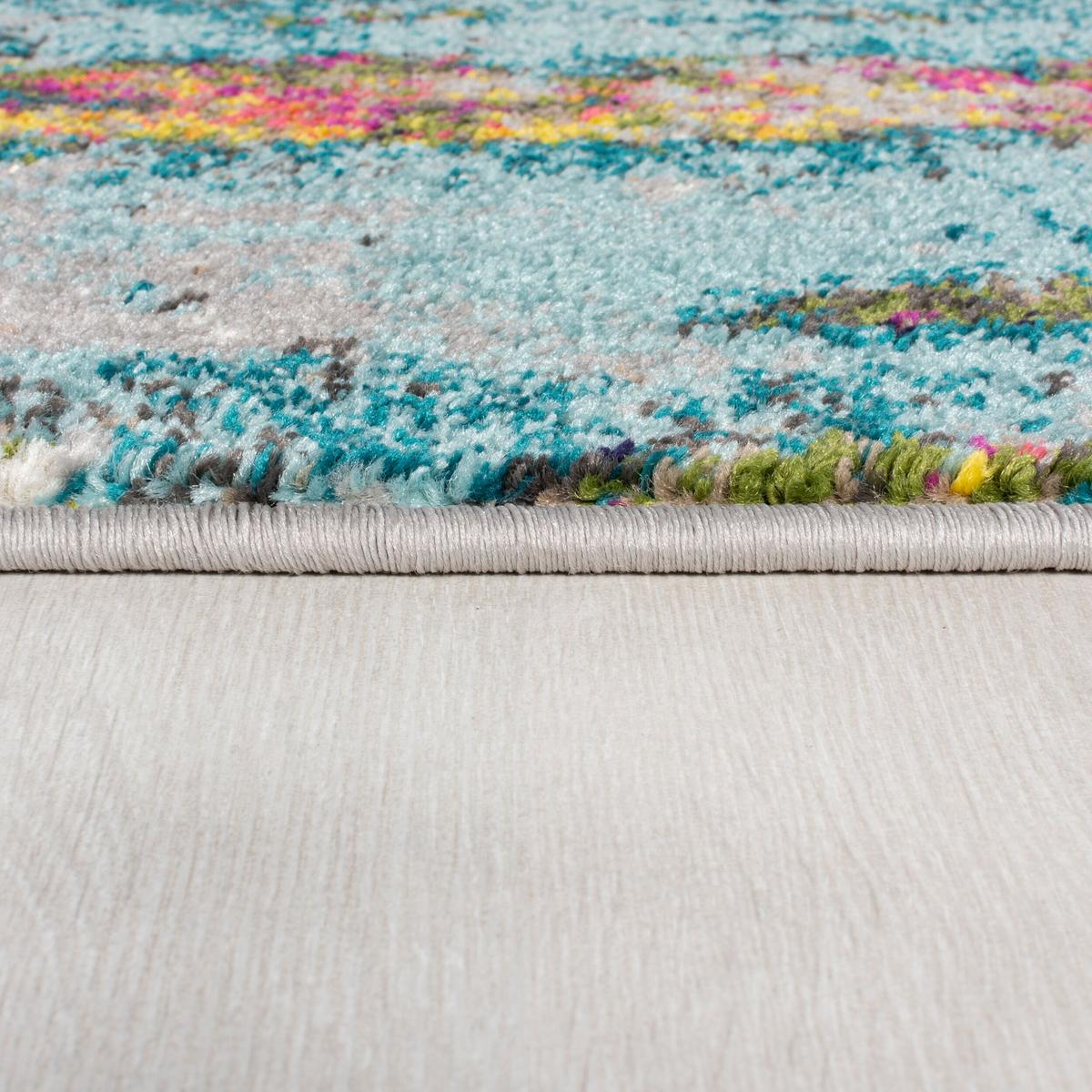 TEPPICH FAL, abstrakt, Bunt, 120 x 170 cm - Multicolor, Textil (170/120cm) - KADIMA DESIGN