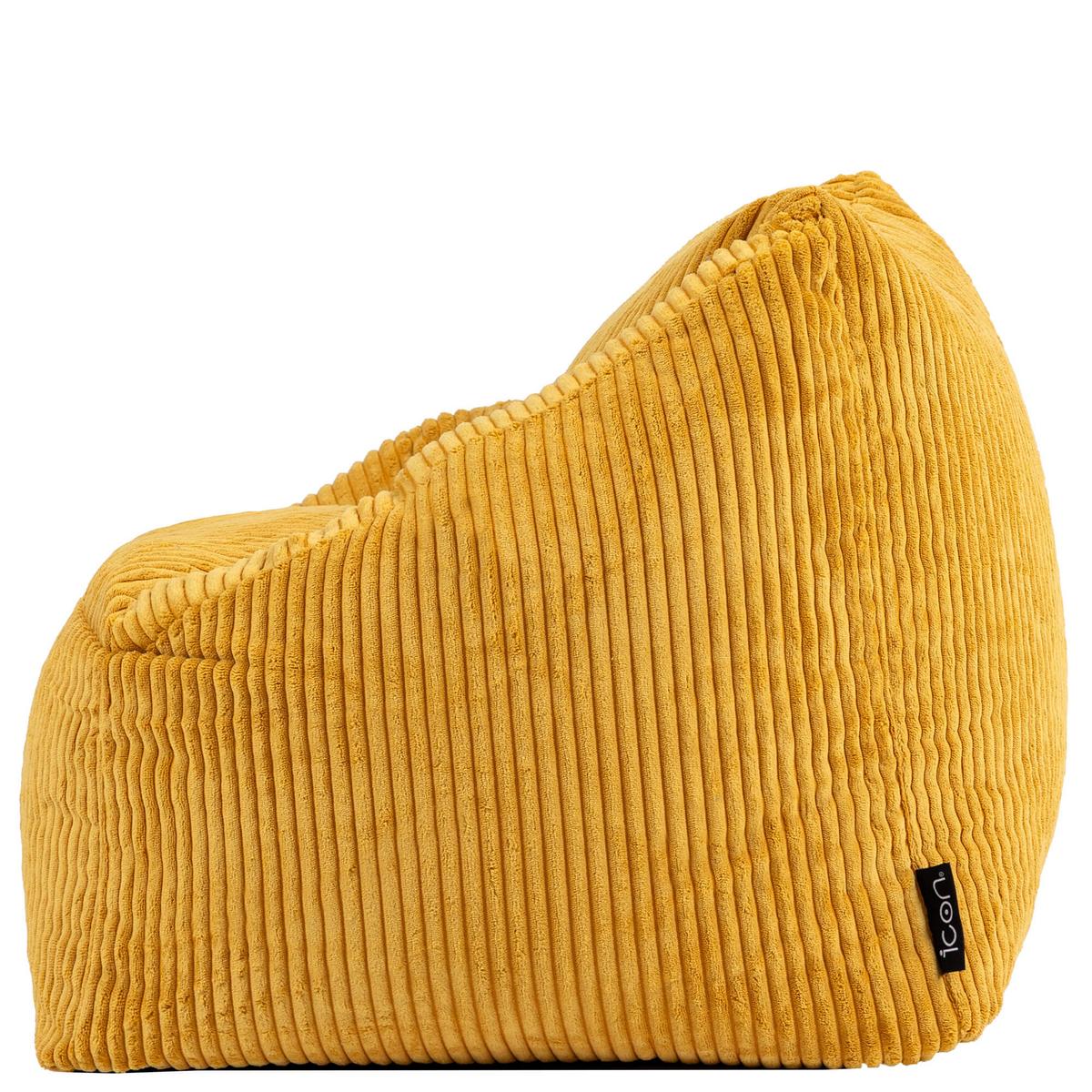 SITZSACK Flauschig für Kinder - Gelb, Textil (55/44/55cm) - icon