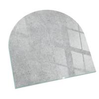 GLASPLATTE für Kamin 100x100 cm - Grau, Glas (100/100/0.4cm) - TULUP