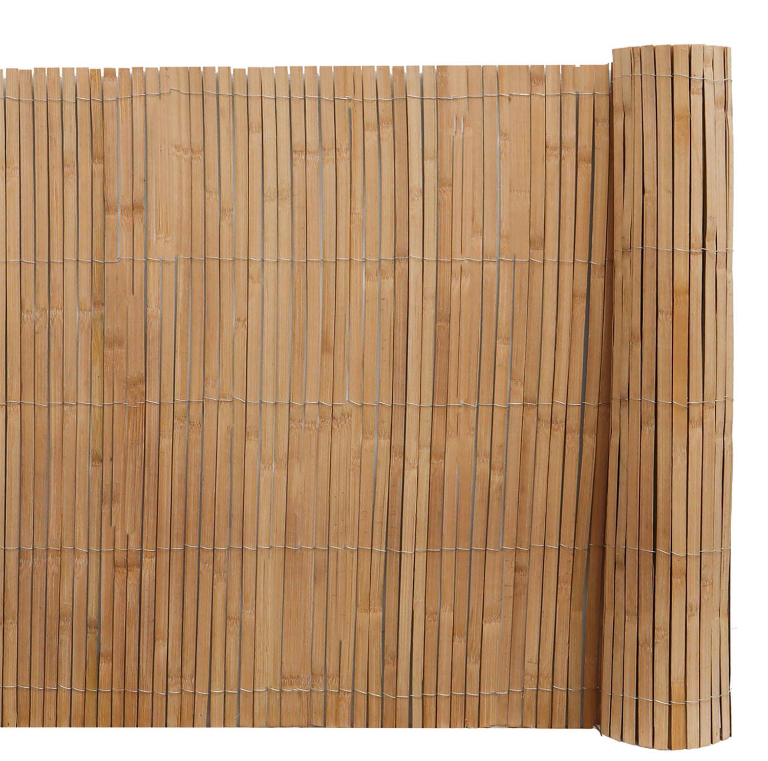 SICHTSCHUTZZAUN Balkon 140/300 cm Bambus - Braun, Holz (1/140cm) - urfence