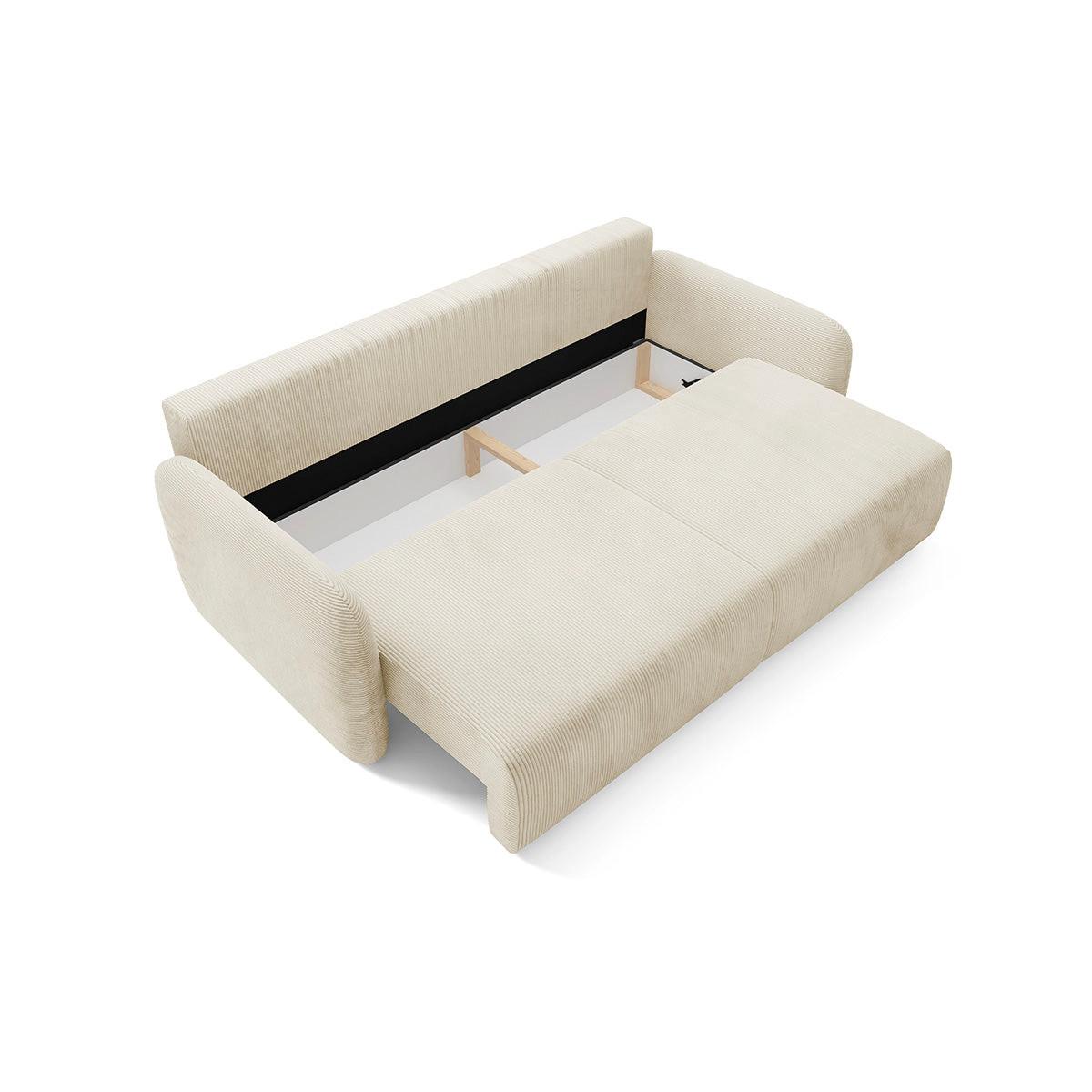 SOFA Dora 3 Sitzplätze Beige - Beige, Holz (233/92/110cm) - Petits-meubles