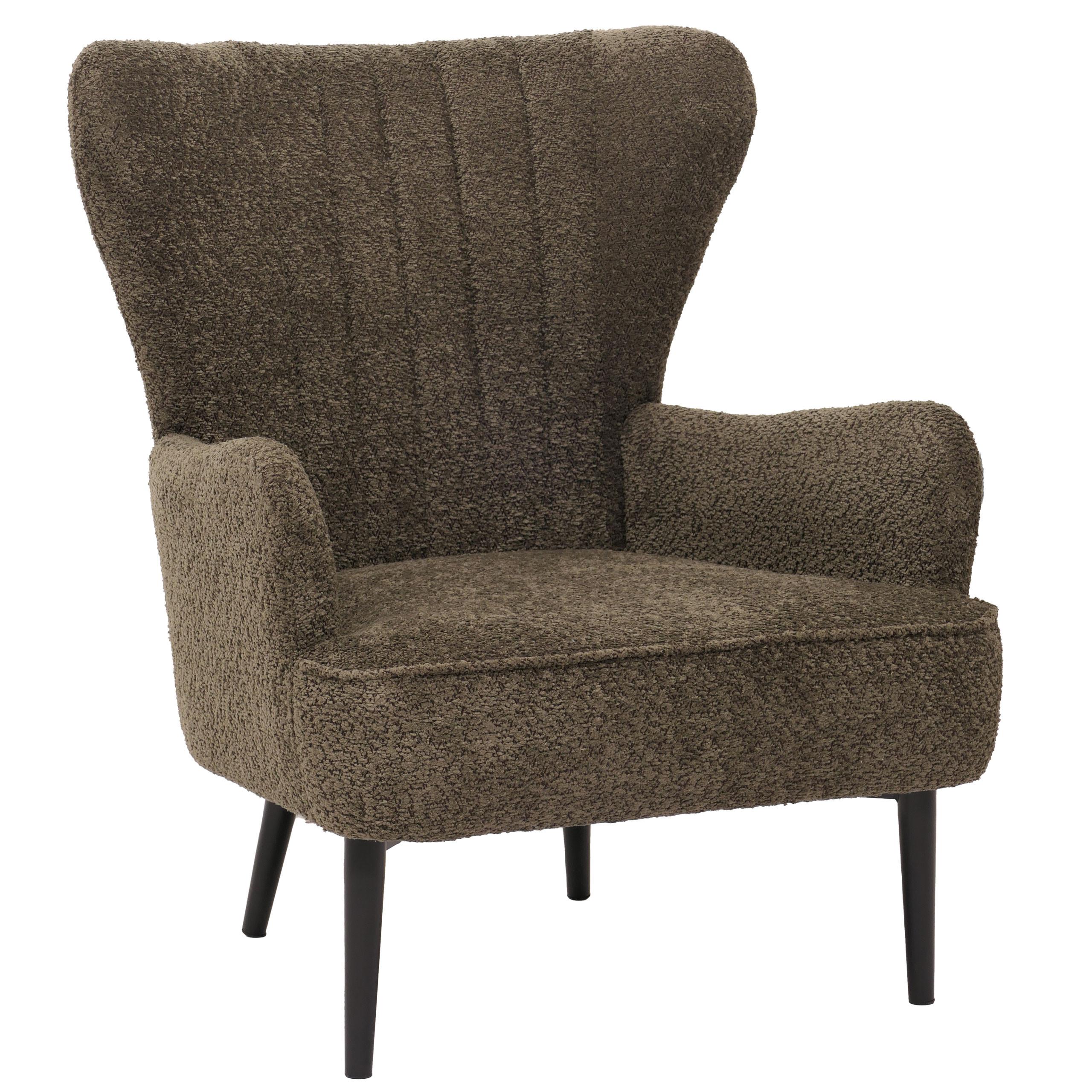 LOUNGE-SESSEL Dunkelgrün - Dunkelgrün, Textil (75/80/78cm) - MCW