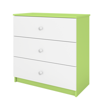 KOMMODE Babydreams ohne Muster 81/81/41 - Grün, Holzwerkstoff (81/81/41cm) - RAUMHIRSCH FURNITURE