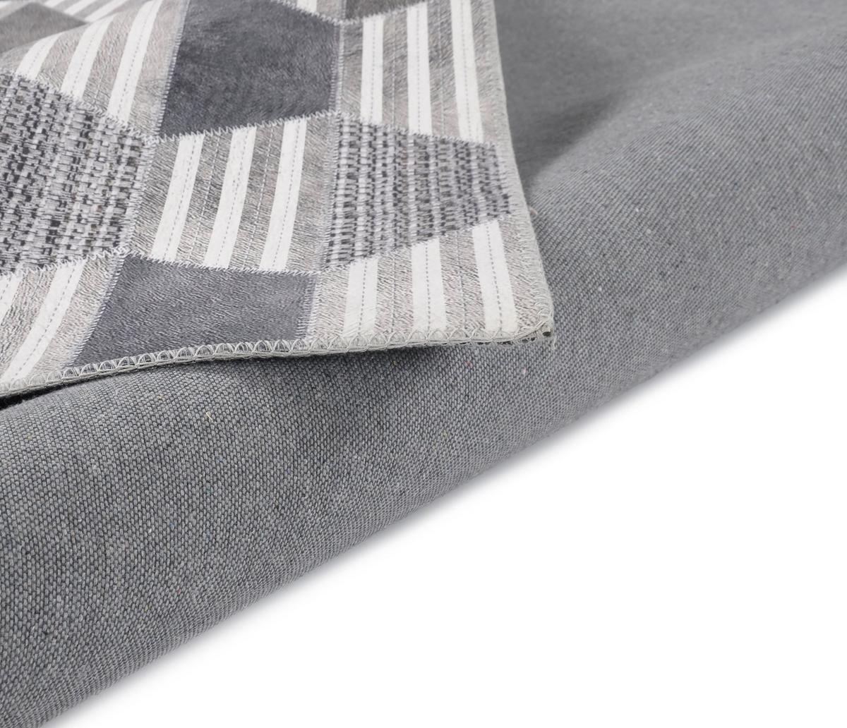 KURZFLORTEPPICH Serena 120x170 cm - Grau, Textil (120/170cm) - Gino Falcone