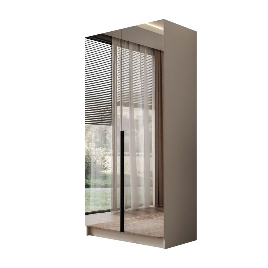 KLEIDERSCHRANK AUREL KASCHMIR 2D - Kaschmir, Holzwerkstoff (100/210/57cm) - Lookway