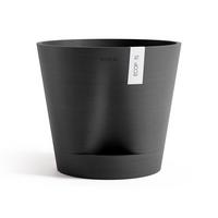 BLUMENTOPF Venice 40,2/35,7 cm Dunkelgrau - Dunkelgrau, Kunststoff (40.2/35.7cm) - Ecopots