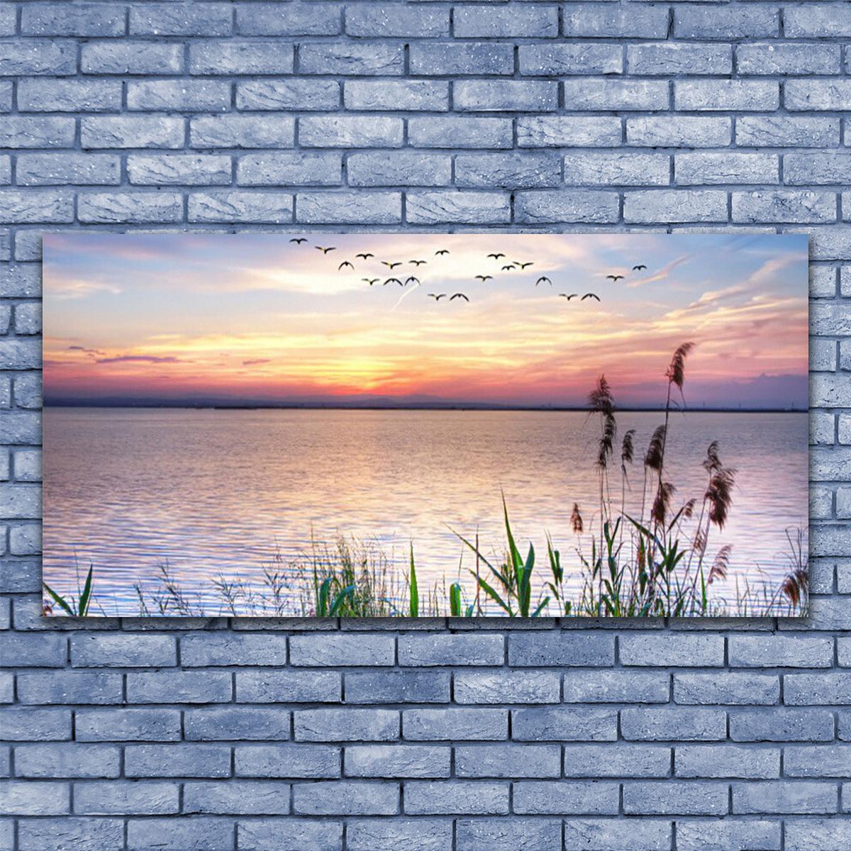 LEINWANDBILD 140x70 cm Pastellhimmel - Multicolor, Textil (140/4cm) - TULUP