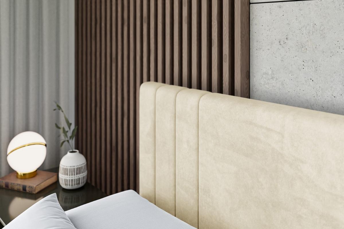 BOXSPRINGBETT IDRIKO-Z KING - 140x200 - H3/H4 - Beige - Beige, Holzwerkstoff (140/200cm) - ALTDECOR