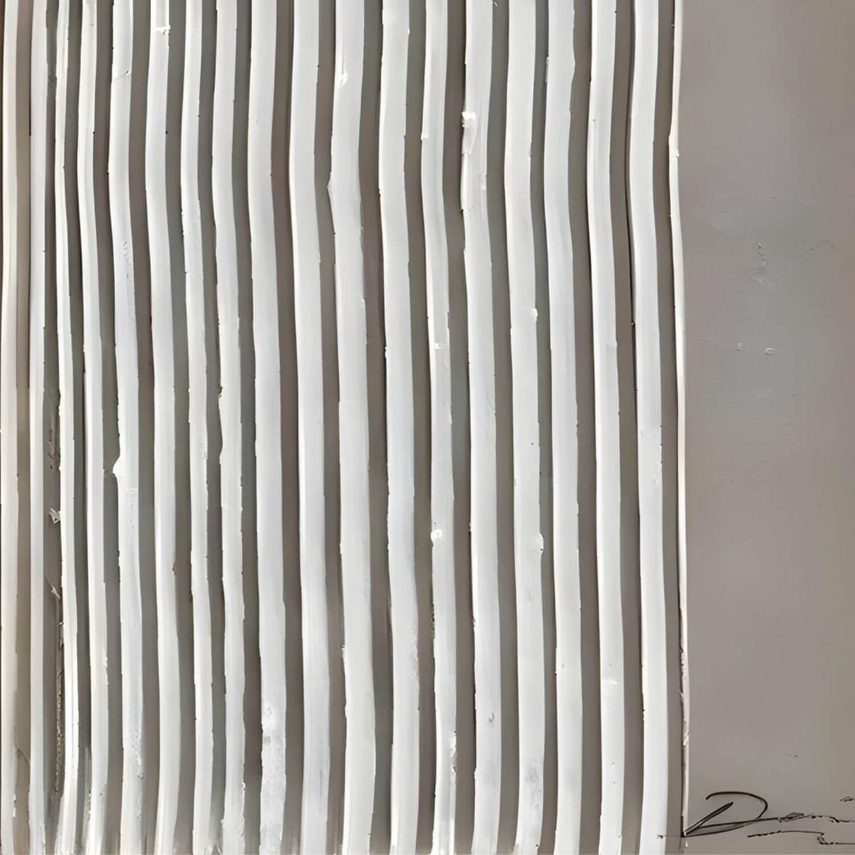 ACRYLBILD HANDGEMALT 60/90 cm - Beige/Grau, Holz/Textil (60/90cm) - KUNSTLOFT