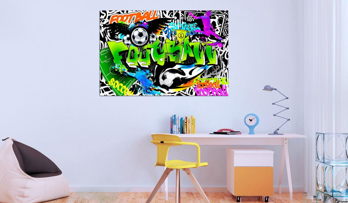 KUNSTDRUCK Bunt 90/60 cm - Multicolor, Textil (90/60cm) - KUNSTLOFT