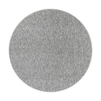 KURZFLORTEPPICH AMMER, einfarbig, Hellgrau, Ø 120 cm - Grau, Textil (120/120cm) - KADIMA DESIGN
