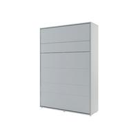 SCHRANKBETT Bed-Concept BC-01 140x200 mit zwei LED-Lampe - Grau, Holz/Holzwerkstoff (140/200cm) - MIRJAN24