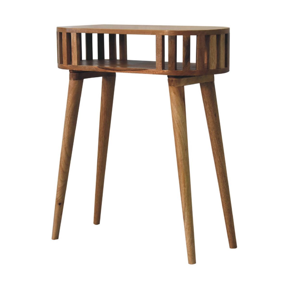 KONSOLE Ariella, Offenes Regal, Beige - Beige, Holz (30/70/80cm) - Artisan Furniture