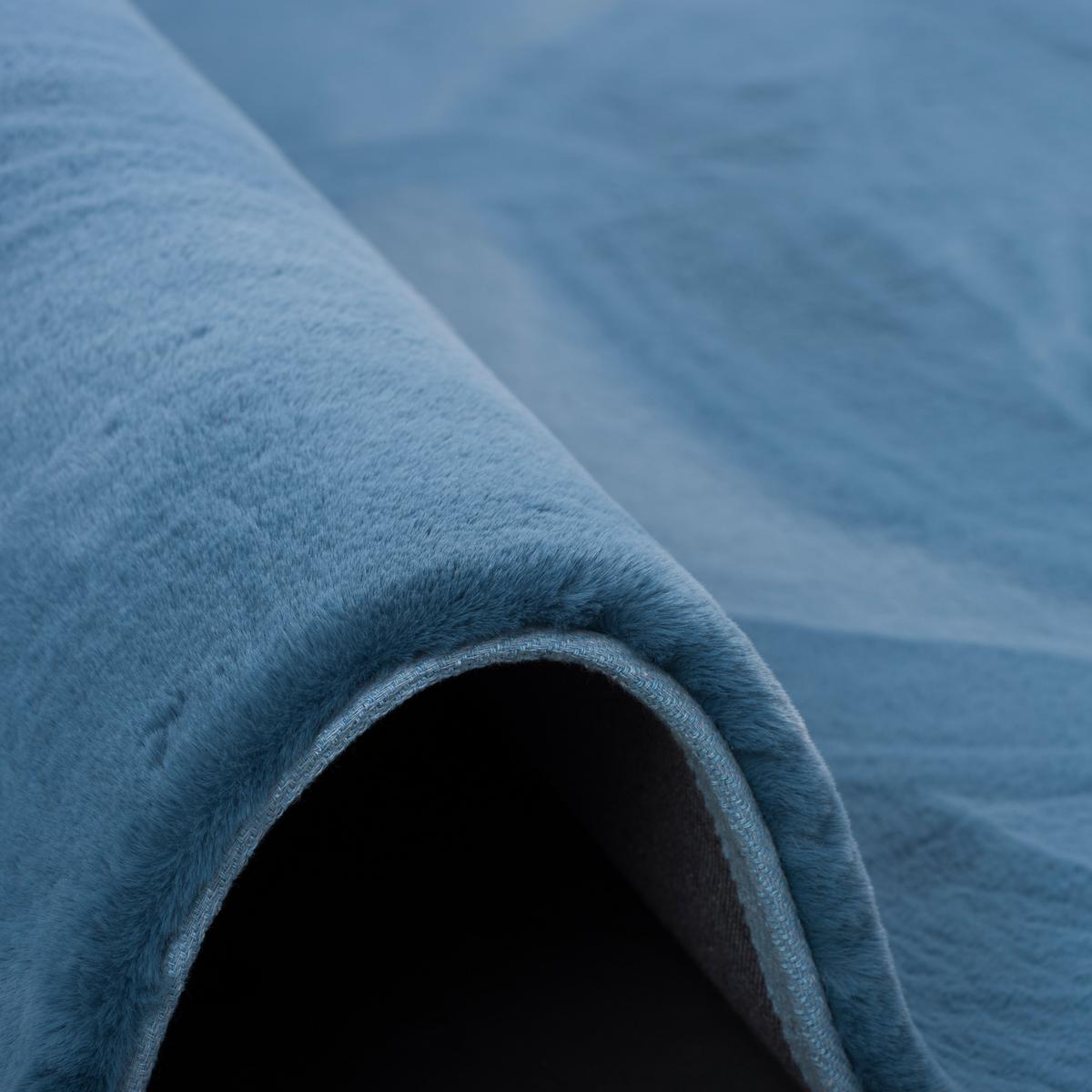 FELLTEPPICH LUXUS SUPER SOFT PLUSH - Blau, Textil (140/180cm) - Pergamon