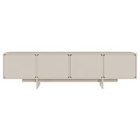 TV-LOWBOARD Wuwu Greige 200 cm - Taupe, Holzwerkstoff (200/55/35cm) - Selsey