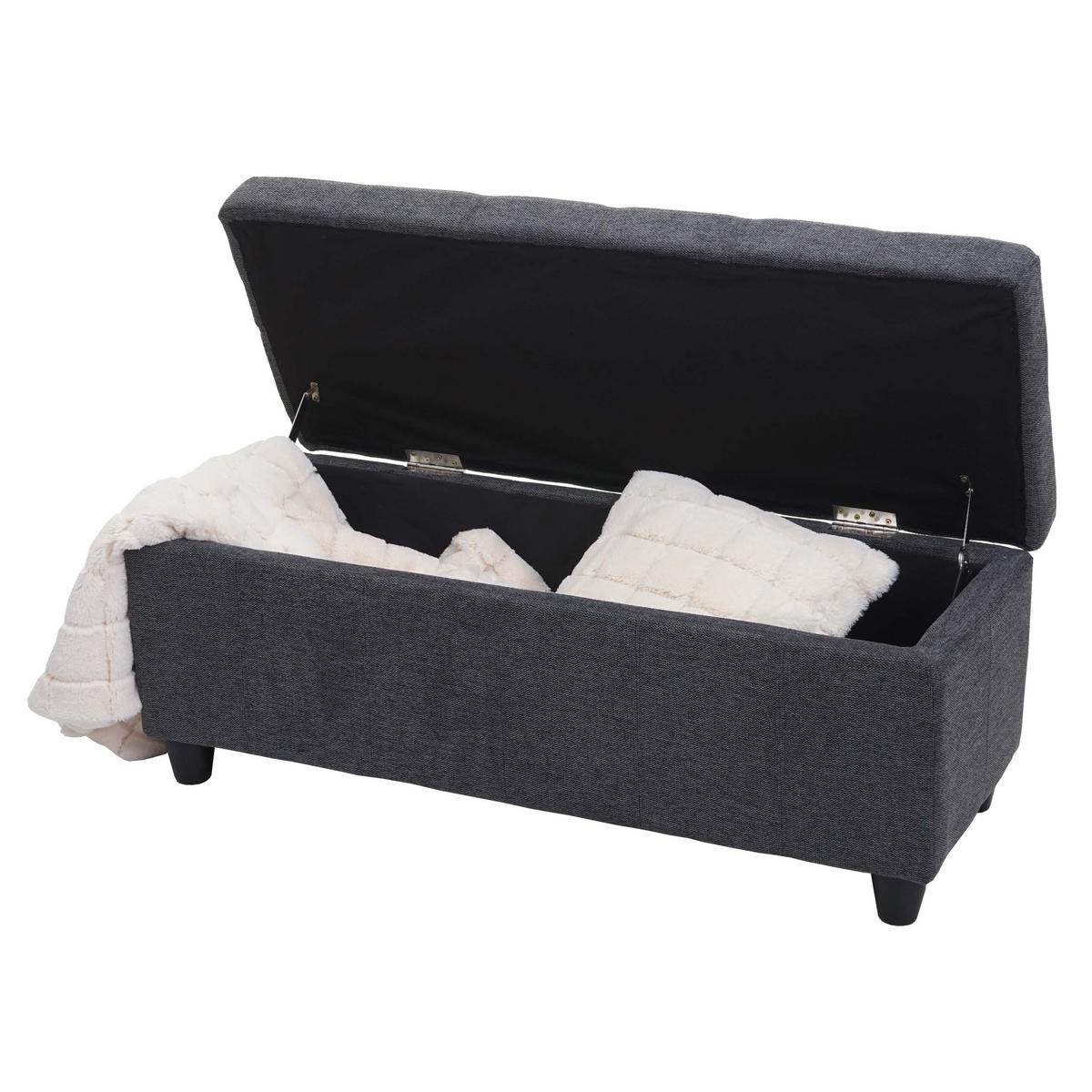 AUFBEWAHRUNGS-TRUHE Anthrazit - Anthrazit, Textil (114/45/45cm) - MCW