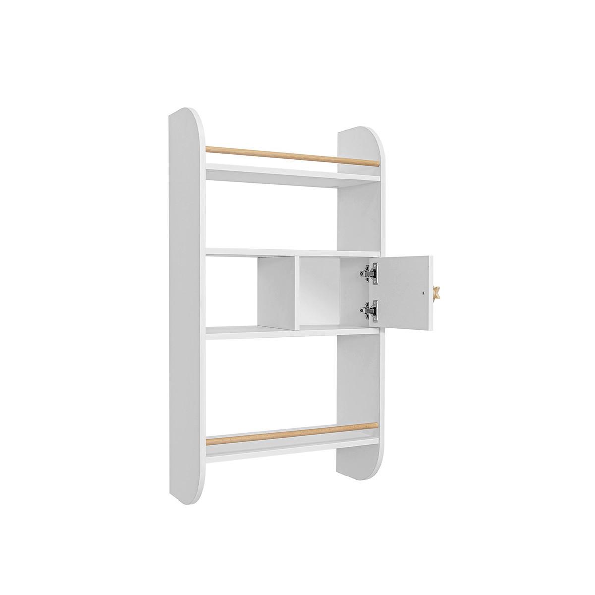 WANDBOARD Rainbow Weiß - Weiß, Holzwerkstoff (57/105/23cm) - Petits-meubles