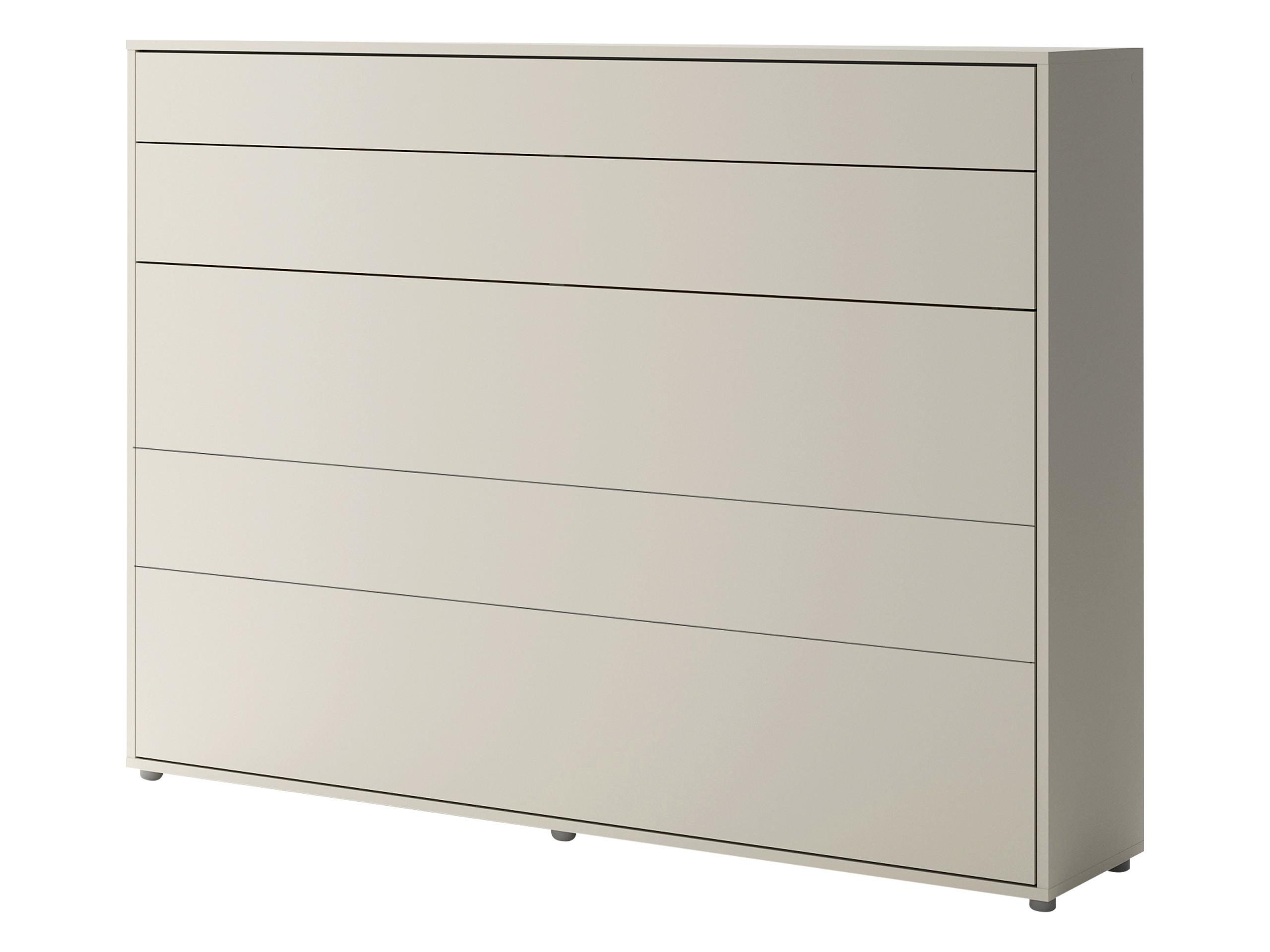 SCHRANKBETT Bed-Concept BC-04 140x200 - Kaschmir/Grau, Holz/Holzwerkstoff (140/200cm) - MIRJAN24
