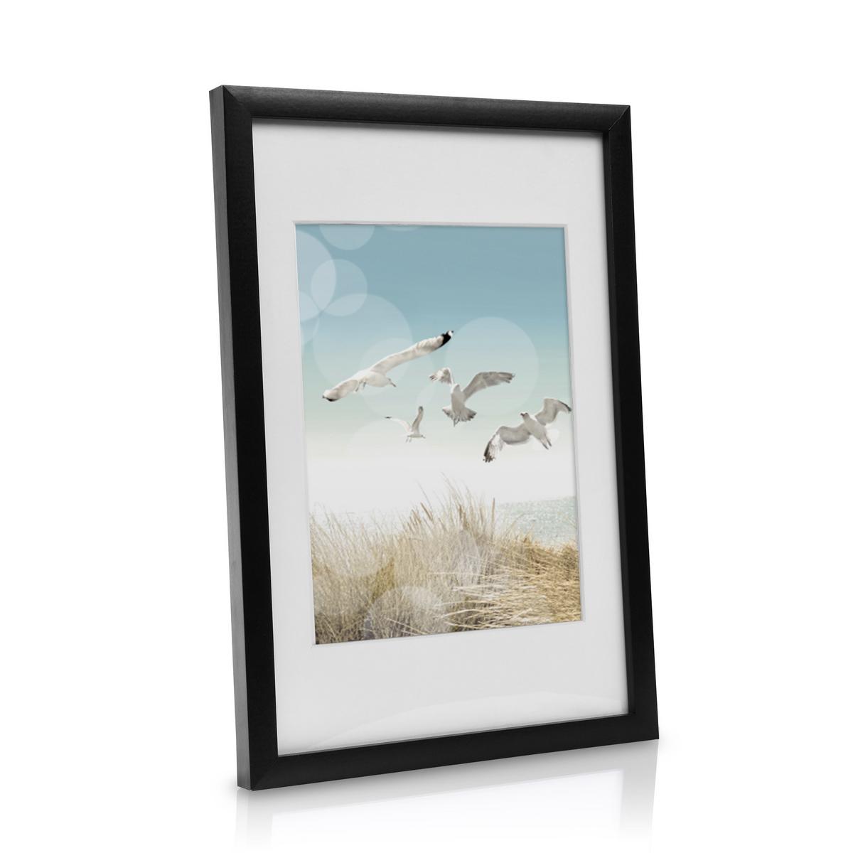 BILDERRAHMEN Ocean MDF Schwarz (12tlg) - Schwarz, Holzwerkstoff (24/21cm) - BoMoe