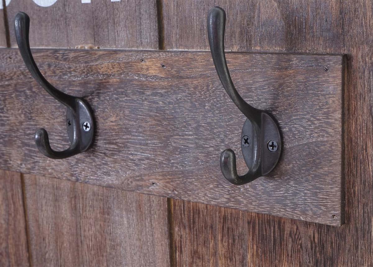 WANDGARDEROBE WELCOME SHABBY Braun - Braun, Holz (60/90/8cm) - MCW