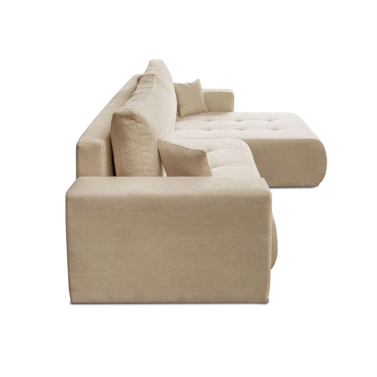 ECKSOFA CLOUD II XL mit Schlaffunktion Vibe 07 - Beige, Textil (280/152cm) - Lookway