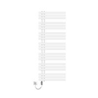 BADHEIZKÖRPER elektrisch Iron EM 600x1600 mm Weiß mit Heizstab 1200W - Weiß, Metall (60/160/3cm) - LuxeBath